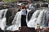 Visitando Sioux Falls, em South Dakota, nos Estados Unidos